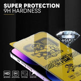 Folie de protectie Ceramica Flippy®, Transparenta HD, 9H, pentru Realme C31 4G margini negre - vivimall.ro