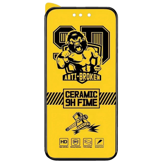 Folie de protectie Ceramica Flippy®, Transparenta HD, 9H, pentru Xiaomi Redmi Note 12 Pro DS 5G margini negre - vivimall.ro