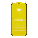 Folie de Protectie, Vivimall, pentru Apple iPhone 15, Tempered Glass 9D, Full Cover, HD, Margini Negre, Transparent - vivimall.ro