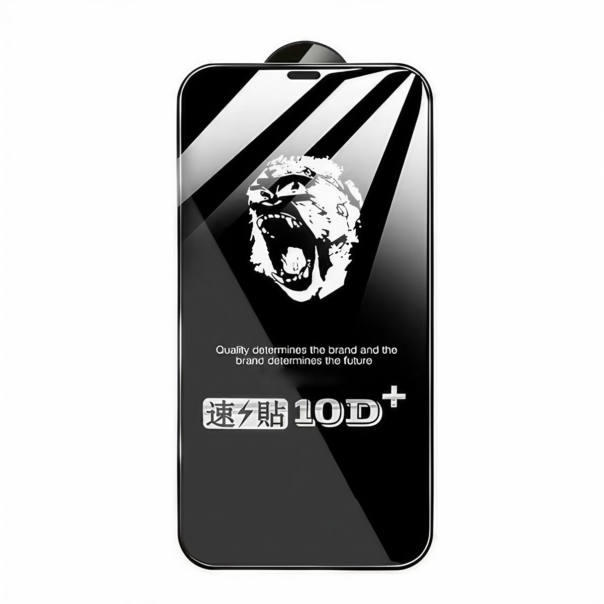 Folie de Protectie, Vivimall, pentru Apple iPhone 15 Plus, Tempered Glass 10D, Full Cover, Margini Negre, Transparent - vivimall.ro