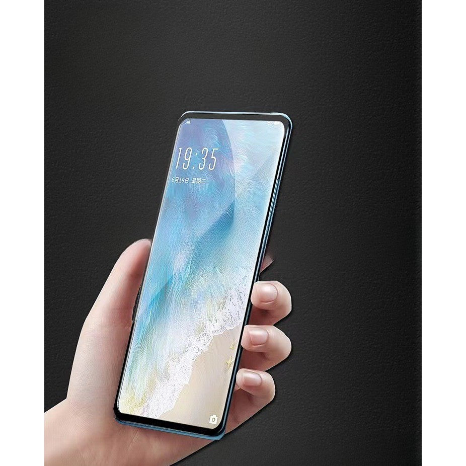 Folie de Protectie, Vivimall, pentru Apple iPhone 15 Pro Max, Tempered Glass 9D, Full Cover, HD, Margini Negre, Transparent - vivimall.ro