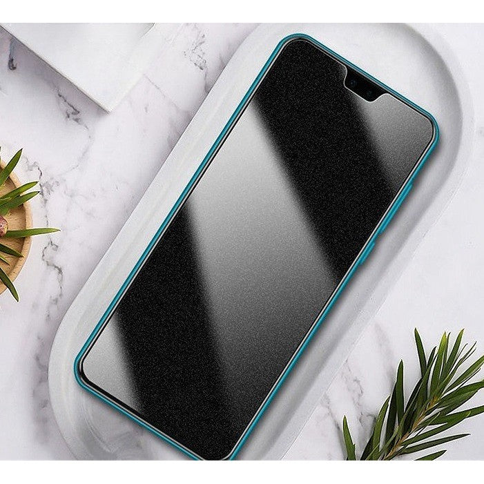 Folie de Protectie, Vivimall, pentru iPhone 15 Plus, Matte Ceramic Privacy, 9H, Confidentialitate 30°, Anti-Soc, Negru Transparent - vivimall.ro