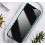 Folie de Protectie, Vivimall, pentru iPhone 15 Plus, Matte Ceramic Privacy, 9H, Confidentialitate 30°, Anti-Soc, Negru Transparent - vivimall.ro
