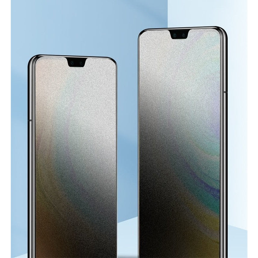 Folie de Protectie, Vivimall, pentru iPhone 15 Plus, Matte Ceramic Privacy, 9H, Confidentialitate 30°, Anti-Soc, Negru Transparent - vivimall.ro