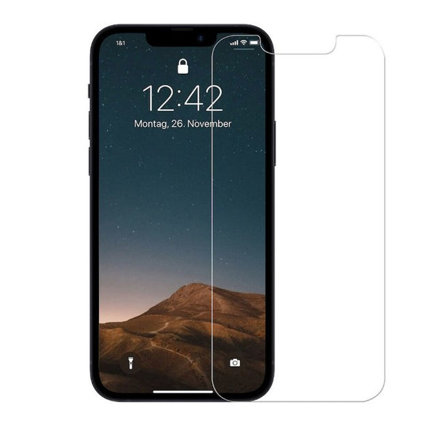 Folie de Protectie, Vivimall, pentru iPhone 15 Plus, Tempered Glass 2.5D, cu Decupaje, HD, 9H, Transparent - vivimall.ro