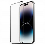 Folie de Protectie, Vivimall, pentru iPhone 15 Plus, Tempered Glass 5D, Full Cover, Margini Negre, Transparent - vivimall.ro