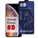 Folie de Protectie, Vivimall, pentru iPhone 15 Plus, Tempered Glass Mirror 8D, Efect Oglinda, HD, Albastru - vivimall.ro