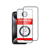 Folie de Protectie, Vivimall, pentru iPhone 15 Plus, Tempered Glass USG, Ultra Rezistent 45kg, Full Cover, Antistatica, Margini Negre, Transparent - vivimall.ro