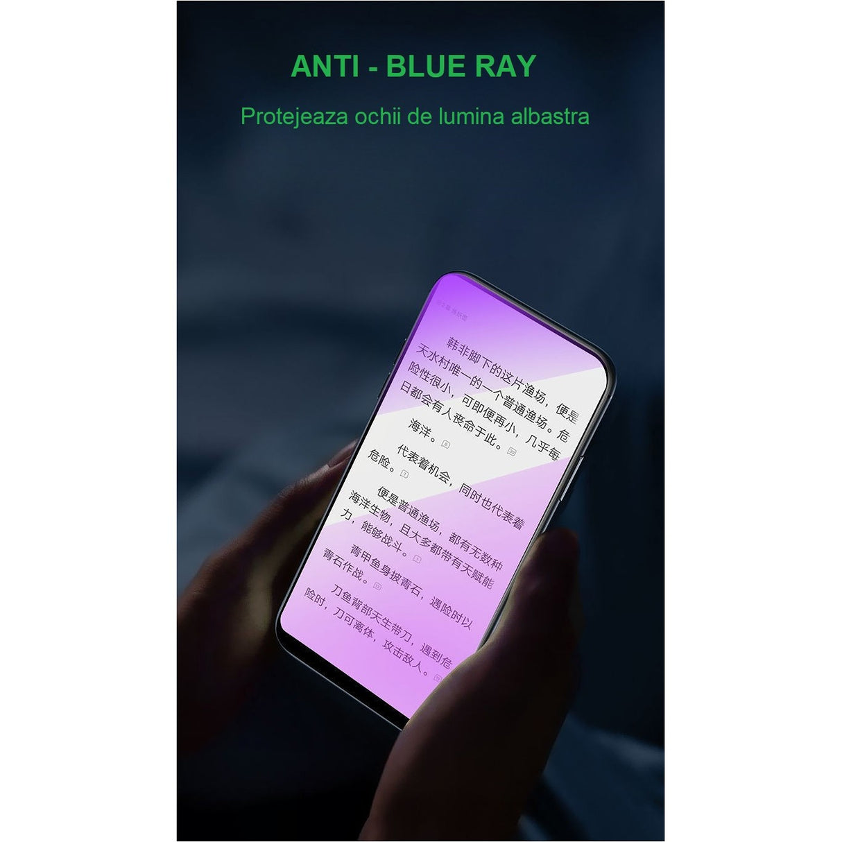 Folie de Protectie, Vivimall, pentru iPhone 15 Pro, Flexible Hidrogel Protectie Blue Ray, Full Cover, Reparare Automata, Transparent - vivimall.ro