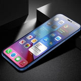 Folie de Protectie, Vivimall, pentru iPhone 15 Pro, Full Cover, Matte Ceramics 9D, Anti-soc, Anti-amprenta, Margini Negre, Transparent - vivimall.ro