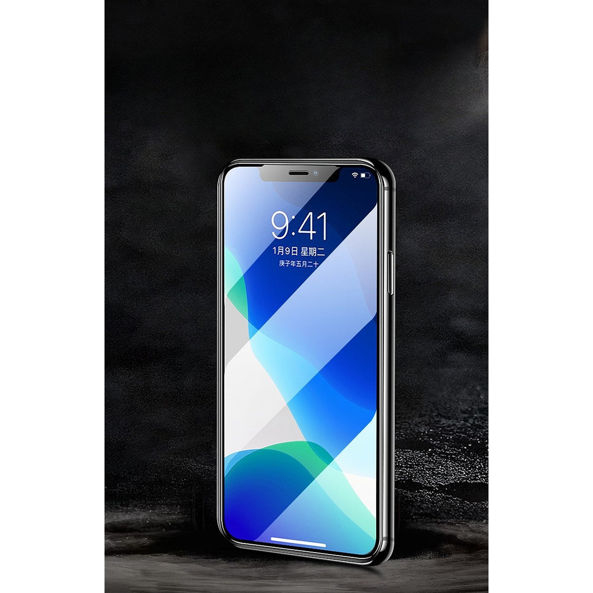 Folie de Protectie, Vivimall, pentru iPhone 15 Pro Max, Tempered Glass 2.5D, Full Cover, HD, 9H, Transparent - vivimall.ro