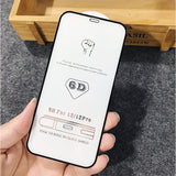 Folie de Protectie, Vivimall, pentru iPhone 15 Pro Max, Tempered Glass 6D, Full Cover, Margini Negre, Transparent - vivimall.ro