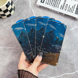Folie de Protectie, Vivimall, pentru iPhone 15 Pro, Privacy Tempered Glass cu Pietricele, ESD, HD, Transparent - vivimall.ro