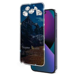 Folie de Protectie, Vivimall, pentru iPhone 15 Pro, Privacy Tempered Glass cu Pietricele, ESD, HD, Transparent - vivimall.ro