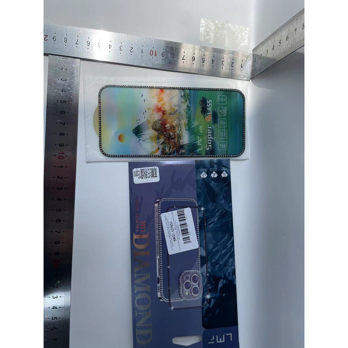 Folie de Protectie, Vivimall, pentru iPhone 15 Pro, Tempered Glass 2.5 cu Pietricele, ESD, HD, Transparent - vivimall.ro