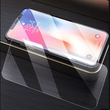 Folie de Protectie, Vivimall, pentru iPhone 15 Pro, Tempered Glass 2.5D, Full Cover, HD, 9H, Transparent - vivimall.ro