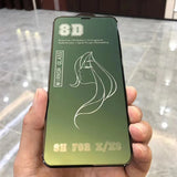 Folie de Protectie, Vivimall, pentru iPhone 15 Pro, Tempered Glass Mirror 8D, Efect Oglinda, HD, Verde - vivimall.ro