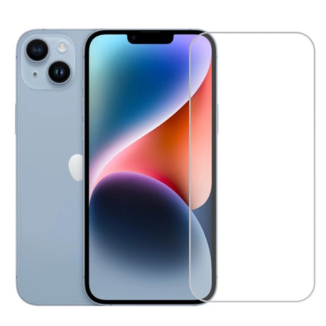 Folie protecție Apple iPhone 14 Plus din sticlă securizată 3D transparentă, vedere frontală produs