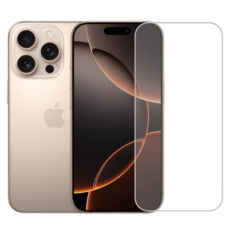Folie sticlă securizată 3D pentru Apple iPhone 16 Pro, vedere frontală, transparentă, ecran complet