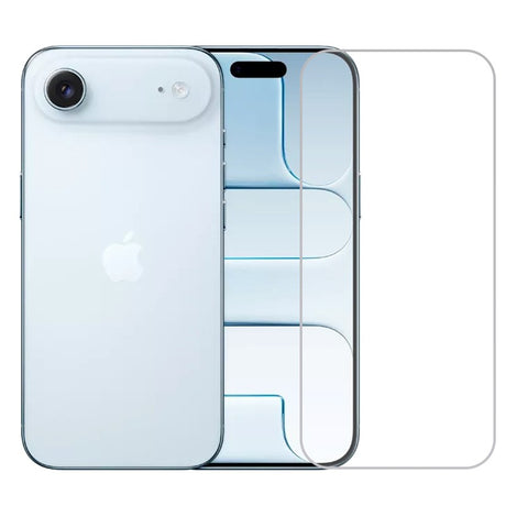 Folie sticlă securizată 3D pentru Apple iPhone 17 Air, vedere frontală, transparentă