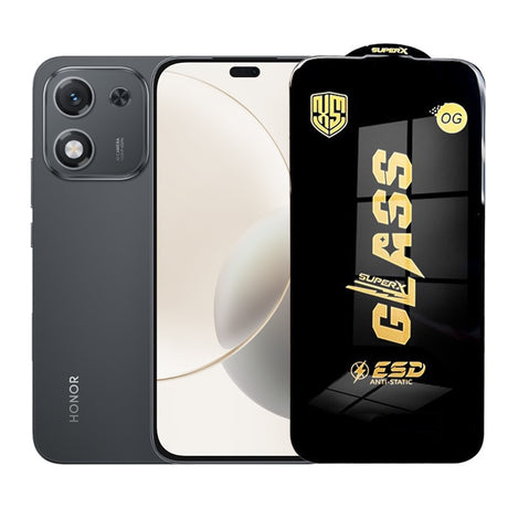 Folie de Protectie pentru Honor X70i, Flippy, Sticla Securizata ESD, Margini Negre, Rezistenta la Zgirieturi, Antistatica, 0.35 mm, Transparenta - vivimall.ro