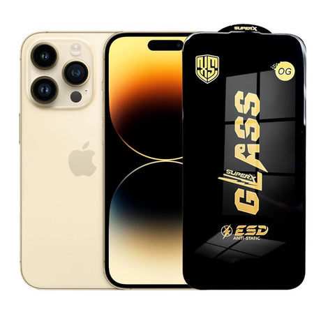 Folie de Protectie pentru iPhone 14 Pro, Flippy, Sticla Securizata ESD, Margini Negre, Rezistenta la Zgirieturi, Antistatica, 0.35 mm, Transparenta - vivimall.ro