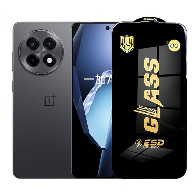 Folie de Protectie pentru OnePlus Ace 5, Flippy, Sticla Securizata ESD, Margini Negre, Rezistenta la Zgirieturi, Antistatica, 0.35 mm, Transparenta - vivimall.ro