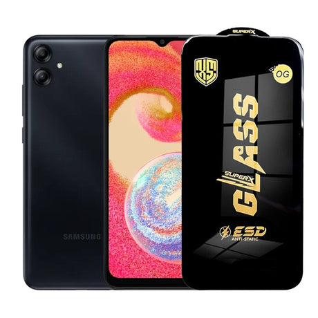 Folie de Protectie pentru Samsung Galaxy A04s, Vivimall, Sticla Securizata ESD, Margini Negre, Rezistenta la Zgirieturi, Antistatica, 0.35 mm, Transparenta - vivimall.ro