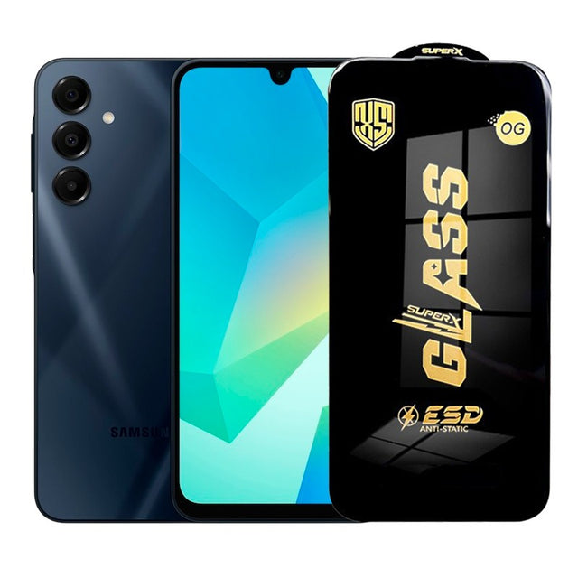 Folie de Protectie pentru Samsung Galaxy A16, Flippy, Sticla Securizata ESD, Margini Negre, Rezistenta la Zgirieturi, Antistatica, 0.35 mm, Transparenta - vivimall.ro