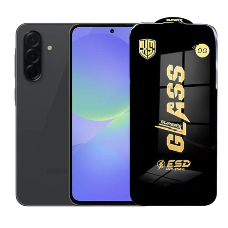 Folie de Protectie pentru Samsung Galaxy A36, Vivimall, Sticla Securizata ESD, Margini Negre, Rezistenta la Zgirieturi, Antistatica, 0.35 mm, Transparenta - vivimall.ro