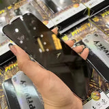 Folie de Protectie pentru Samsung Galaxy S23, Vivimall, Sticla Securizata ESD Antistatica, Super-X Privacy OG, Margini Negre, 0.30 mm, Transparent Inchis - vivimall.ro