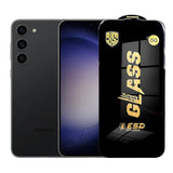Folie de Protectie pentru Samsung Galaxy S23+, Vivimall, Sticla Securizata ESD, Margini Negre, Rezistenta la Zgirieturi, Antistatica, 0.35 mm, Transparenta - vivimall.ro