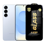 Folie de Protectie pentru Samsung Galaxy S25 Plus, Vivimall, Sticla Securizata ESD, Margini Negre, Rezistenta la Zgirieturi, Antistatica, 0.35 mm, Transparenta - vivimall.ro