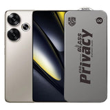 Folie de Protectie pentru Xiaomi Poco F6, Vivimall, Sticla Securizata ESD Antistatica, Super-X Privacy OG, Margini Negre, 0.30 mm, Transparent Inchis - vivimall.ro