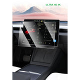 Folie de Sticla Securizata, Vivimall, Compatibila cu Tesla Model 3 / Tesla Model Y, Ecran Frontal, 4K Ultra HD, Anti-amprenta, 2.5D, Transparent - vivimall.ro