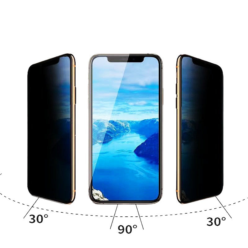 Folie de Sticla Securizata pentru Apple iPhone 15, Vivimall, Privacy 30°, Vizibilitate HD, Protectie Completa 9D, Anti-Amprenta, Protectie Confidentialitate, Negru - vivimall.ro