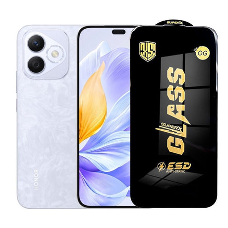 Folie de Protectie pentru Honor X60i, Flippy, Sticla Securizata ESD, Margini Negre, Rezistenta la Zgirieturi, Antistatica, 0.35 mm, Transparenta - vivimall.ro