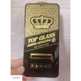 Folie ecran Flippy pentru iPhone 14 Plus/ iPhone 13 Pro Max, Sticla ESD, Top Glass, Anti-static, Negru - vivimall.ro