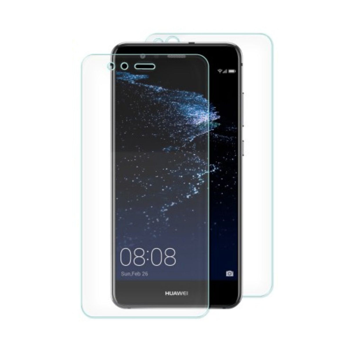 Folie Plastic Huawei P20 Lite Fata-Spate Transparent - vivimall.ro