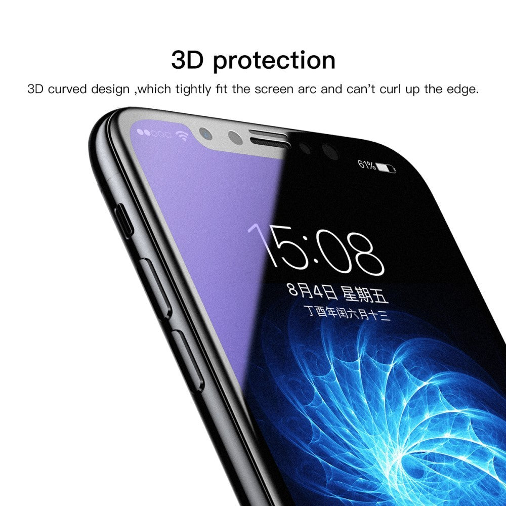 Folie protectie Flippy pentru iPhone 14 Pro Max, Sticla securizata, temperata, duritate 9H, Privacy 360 Anti-Blue Ray, Transparenta, Protectie Completa - vivimall.ro