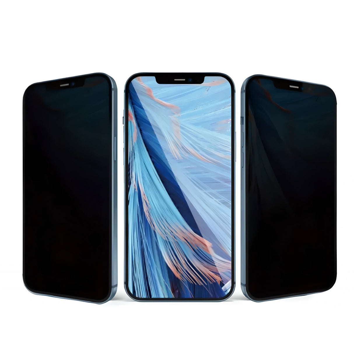 Folie protectie Flippy pentru iPhone 14 Pro, Sticla securizata, temperata, duritate 9H, Privacy 360, Transparenta, Protectie Completa - vivimall.ro