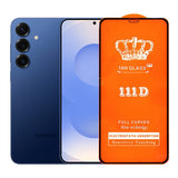Folie Securizata pentru Samsung Galaxy S25 Plus, Vivimall, Sticla de Protectie Compatibila cu Samsung Galaxy S25 Plus, Full Cover 111D, 10H GLASS, Margini Negre, Transparenta - vivimall.ro