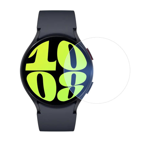 Folie sticlă securizată 2.5D pentru Samsung Galaxy Watch6 40mm, vedere frontală, transparentă