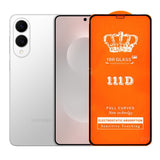 Folie Securizata pentru Samsung S25 Edge, Vivimall, Sticla de Protectie Compatibila cu Samsung S25 Edge, Full Cover 111D, 10H GLASS, Margini Negre, Transparenta - vivimall.ro