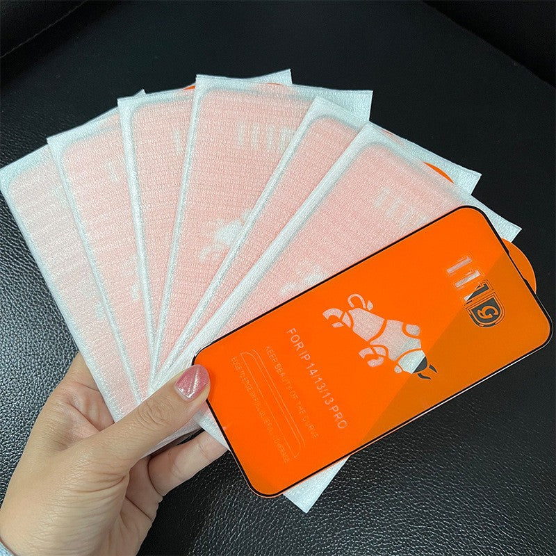 Folie de Protectie 111D, Flippy, Compatibil iPhone 12/12 Pro, din Sticla Securizata, Full Glue, Margini Rotunjite, Rezistenta la Socuri si Zgarieturi, Negru - vivimall.ro