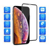Folie Sticla Securizata pentru Apple iPhone 11 Pro, 9H, Transparenta HD, Full Face, Negru - vivimall.ro