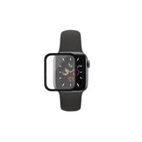 Folie Sticla Apple Watch Series 2/3 42 mm adeziv pe margine Negru - vivimall.ro