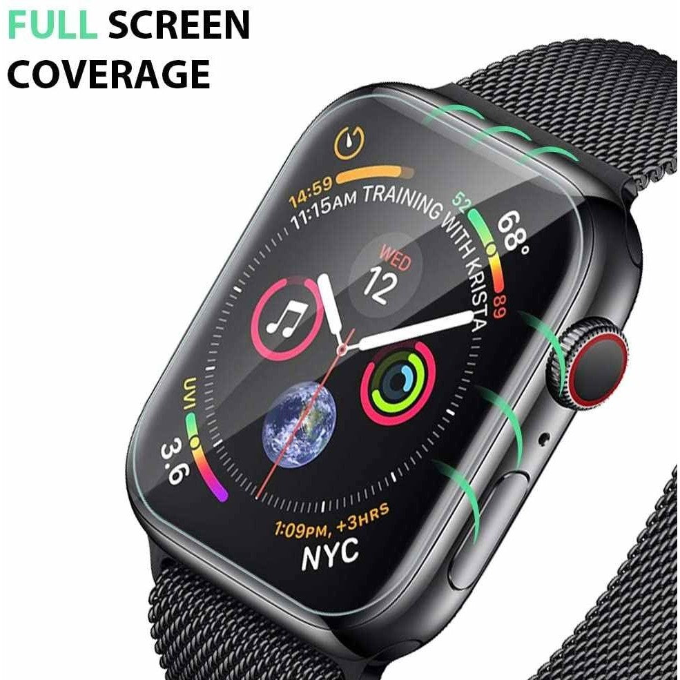 Folie Sticla Flippy pentru Apple Watch Series 2/3 42 mm UV Nano Water Transparent - vivimall.ro