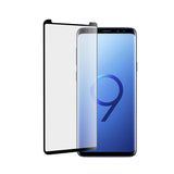 Folie Sticla Securizata Curbata Flippy pentru Samsung Galaxy S9, Transparenta HD, Lipici pe margini, Contur Negru - vivimall.ro