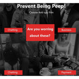 Folie Sticla curbata securizata Flippy compatibila cu Samsung S21 Ultra Full Glue Privacy Negru - vivimall.ro